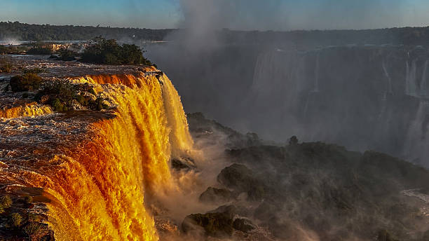 Iguazu waterfalls in South America