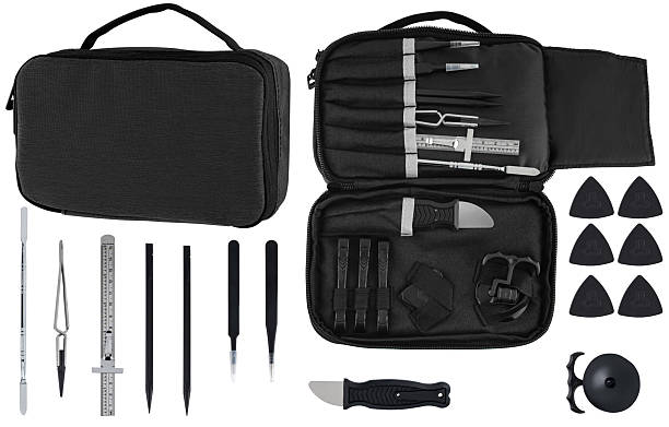 istock Organiser bag with antistatic tools for assembling and repairing electronic equipment. 2252069800