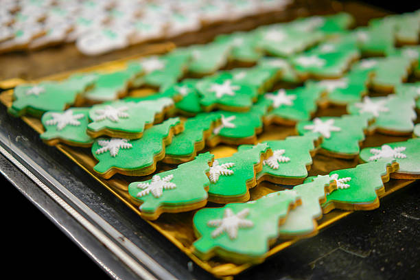 Christmas and New Year celebration cookies