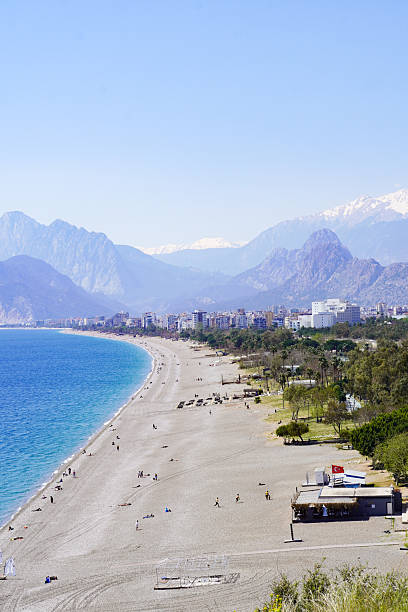 istock Konyaalti Beach with Antalya City and Mountains Beyond 2252072722