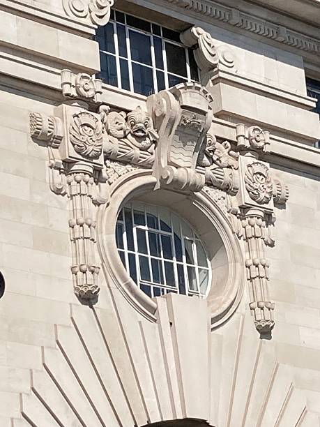 istock Round Window with Decorative Relief Scupltures 2252077860