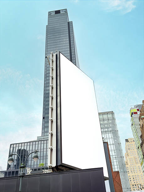 istock Large Blank Billboard on Skyscraper in New York City Ready for Advertisement 2252082354