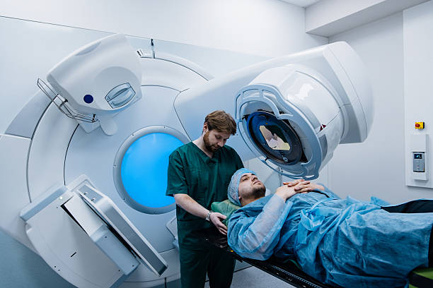 istock A healthcare professional operates a linear accelerator for cancer treatment 2252089352