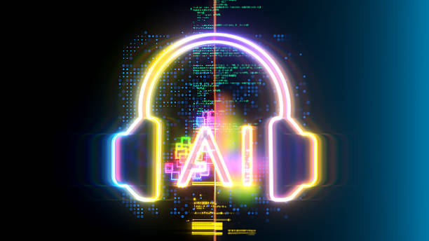 istock Agentic AI technology abstract headphones icon  on  digital background. Machine learning, AI and Big Data concept. digital background and program code. large language models (LLM). 2252097725
