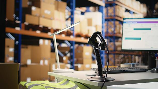 istock Package tracking software system follows the parcels shipped via awb numbers 2252098706