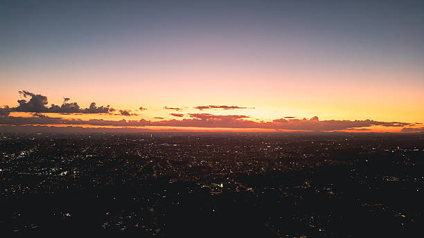 Sunset Over a Curitiba Neighborhood