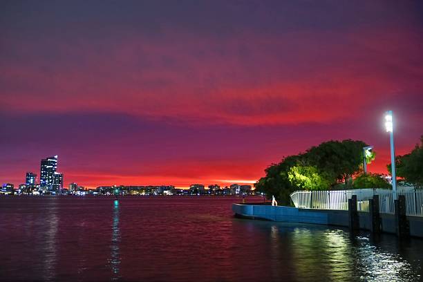 istock A Spectacular Sunset at Elizabeth Quay in Perth, Western Australia 2252123965