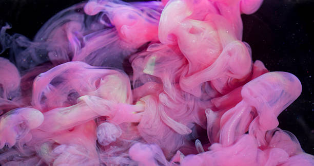 istock Cloud blend ink fluid fume sparkling wave swirl 2252124527