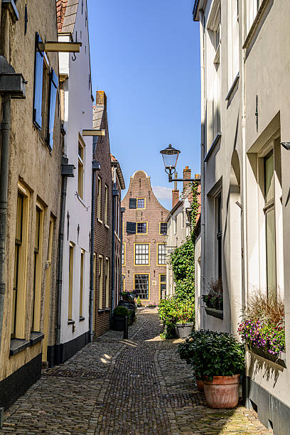 istock Hattem street view with old building facades 2252138176