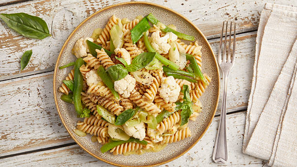 istock Pasta with cauliflower and horseradish 2252144382