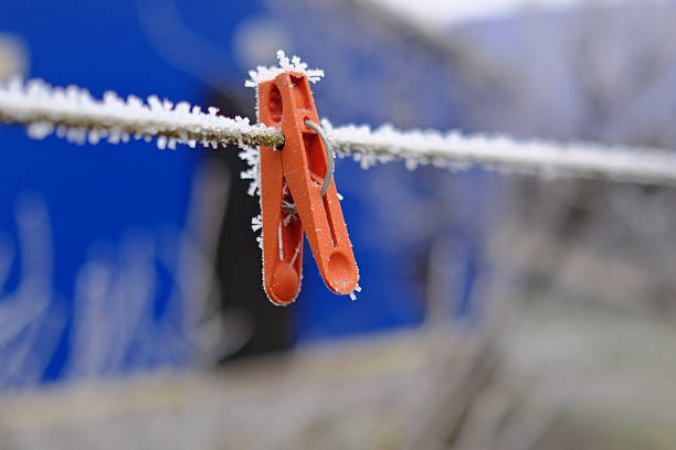 Russia, Voronezh Region, December 12, 2025. Bizarre ice crystals created by sub-zero temperatures and air humidity.