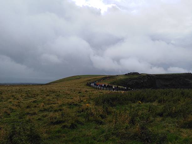 istock Tourists Weaving Through the Cliffs of Moher 2252146681