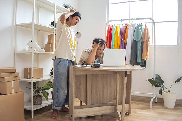istock Frustrated Young Entrepreneurs Struggling With Online business challenges 2252152777