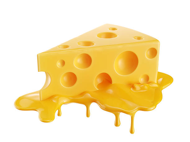 istock Melted yellow cheese isolated on white background with clipping path 3d illustration. 2252154858
