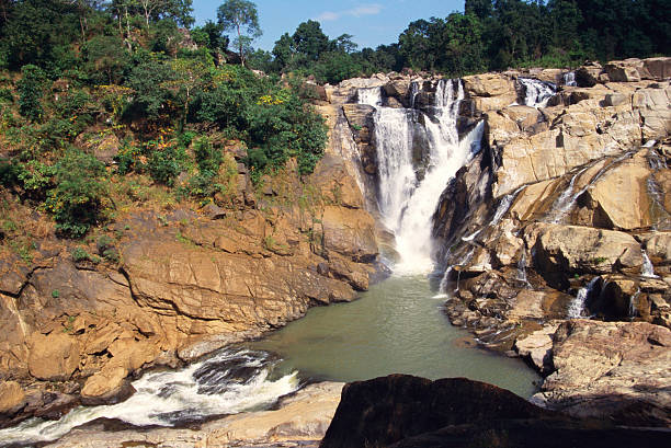 The Dassam Falls is a waterfall located near Taimara village in the Bundu subdivision of Ranchi district in the Indian state of Jharkhand. The Falls are 144 feet in height, formed by the waterflow of the Kanchi River.