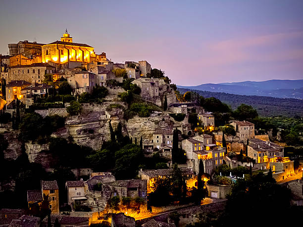 istock Gordes village evening view in the Provence 2252170104
