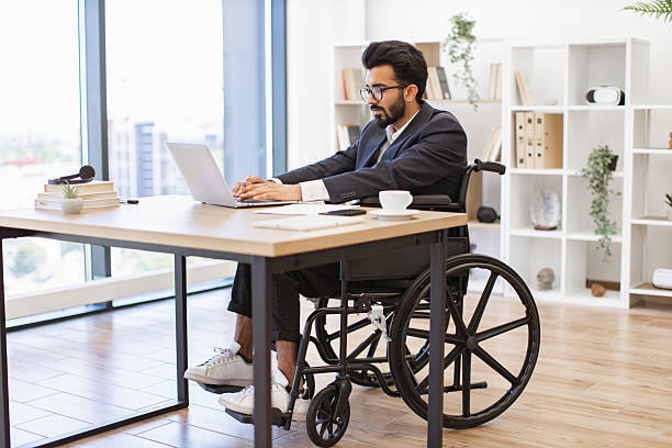 istock Businessman Working in Wheelchair 2252173053