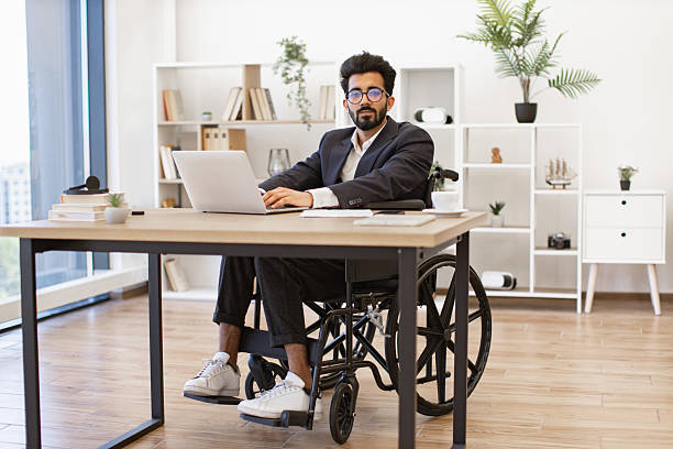 istock Businessman Working in Wheelchair 2252173056
