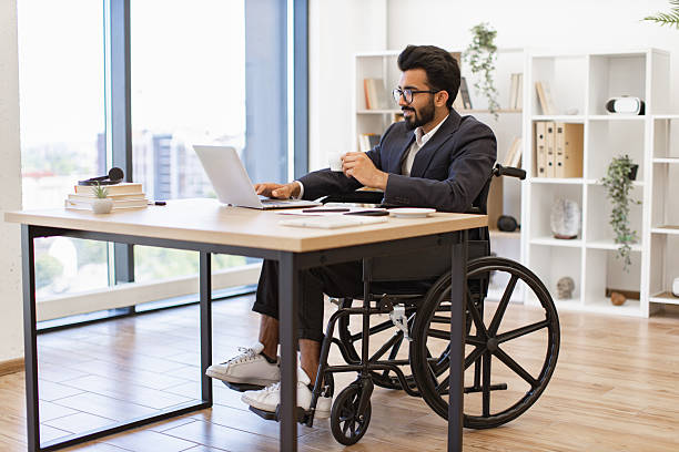 istock Businessman Working in Wheelchair 2252173093