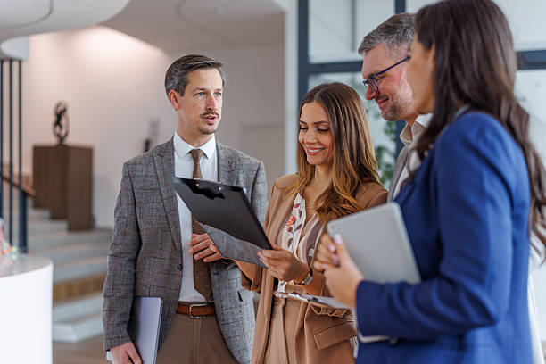 istock Business professionals discussing work in modern office 2252181238