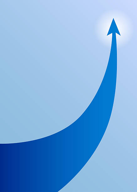 istock big blue arrow reach higher position going up business profit financial growth 2252188209