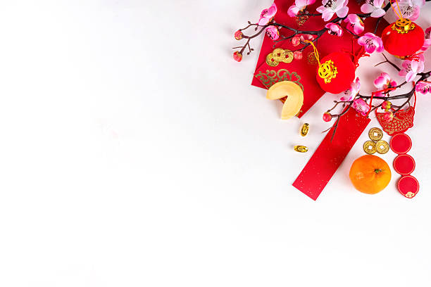 istock Bright vibrant gold and red Chinese New Year background 2252189051