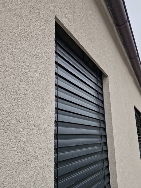 istock Boxes for outdoor blinds are an essential element of every modern home, combining functionality with aesthetics. Placed on the outside of the windows, they serve to protect the blinds from adverse 2252195006