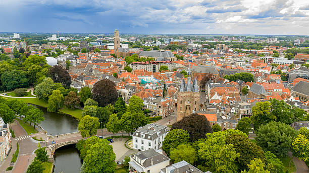 istock Storm clouds over Zwolle during a summer thunderstrom 2252196936