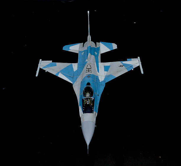 istock Front view of F-16C Adversary squadron. 2252201042