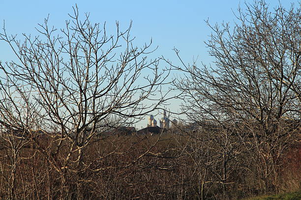 istock A hill with trees and a building in the distance 2252213397