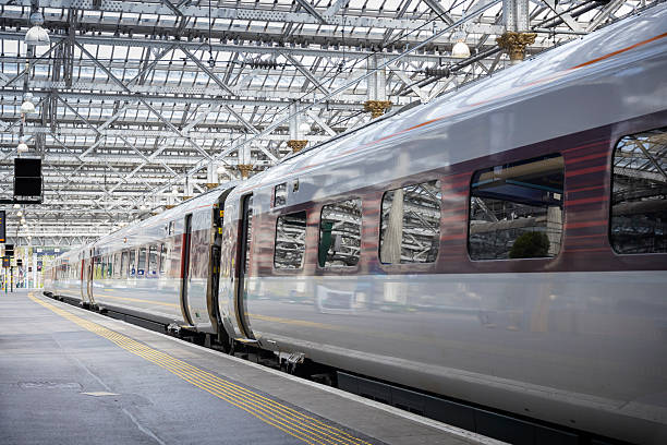 istock Train at Waverley Station in Edinburgh, Scotland 2252214634