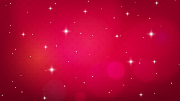 istock Festive Red Christmas Snowflakes Background Vector Graphic Design Template for Winter Holiday Wallpaper 2252216760