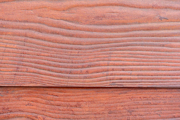 ich Reddish-Brown Wood Siding Texture Background