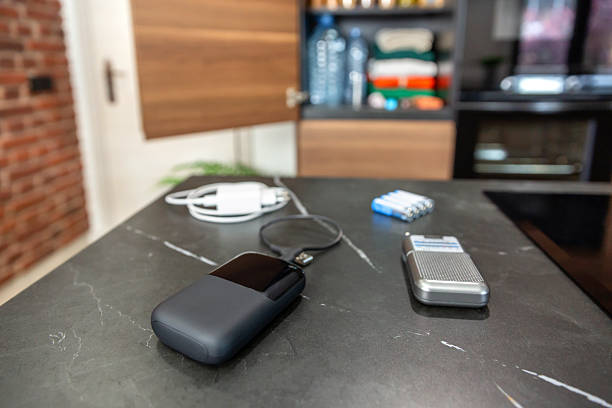 istock Emergency power supply and communication kit for blackout. 72 hour survival kit stored for disasters 2252236404