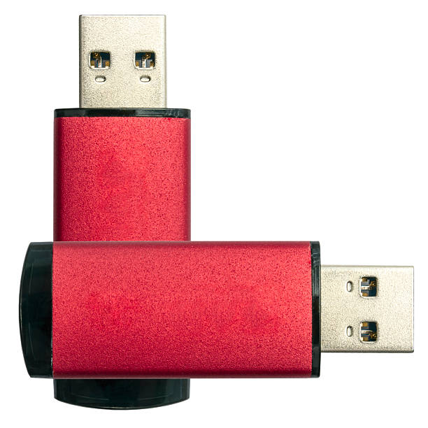 USB flash drive for recording data for a computer