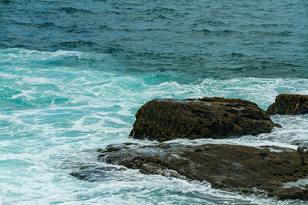 istock Rocky landscape in the blue sea. 2252240901