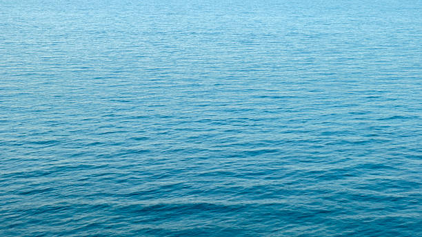 istock Wide panorama of blue clear sea water surface as background for web banner template page design or wallpaper 2252247233