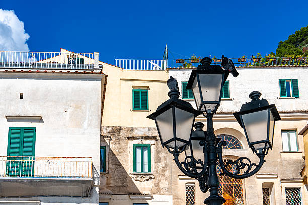 Coastline view in Amalfi in Ravello, Italy.