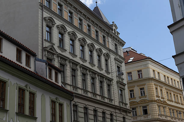 istock Refined carved exteriors complemented by lush greenery and sunlight 2252261907