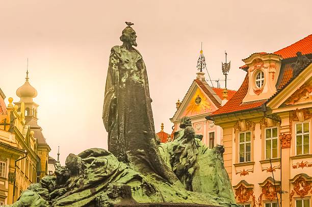 istock Jan Hus Monument on the Old Town Square, Prague, Czech Republic 2252266947