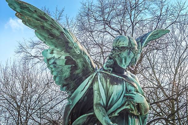 istock Angel statue during the winter in Berlin, Germany 2252267596