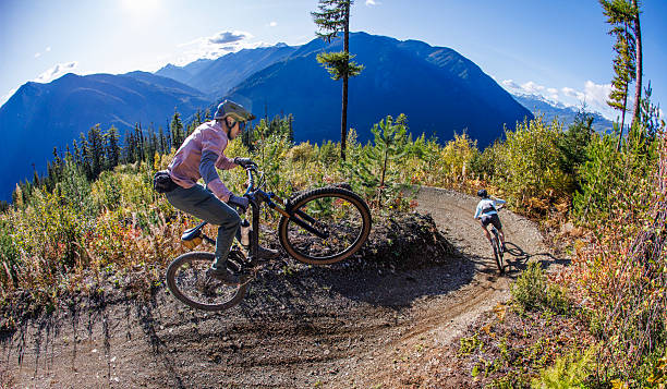 istock Kaslo British Columbia Mountain Bike Ride 2252272575