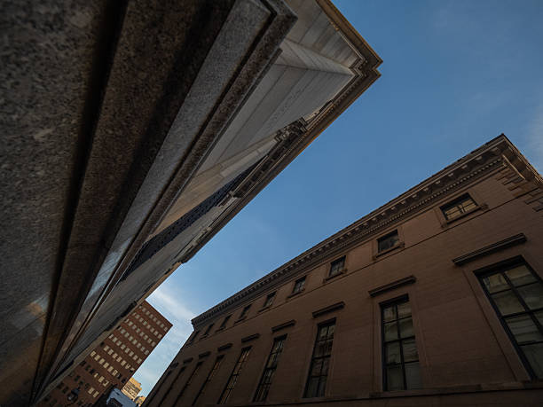 istock Architectural details create contrast in urban landscape 2252285800