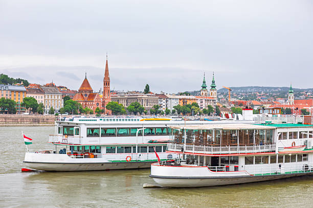 istock Danube River tour boats with historic Budapest skyline 2252286469