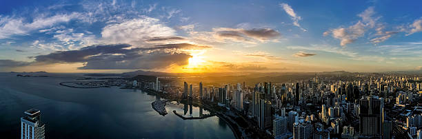istock Panoramic Sunset Over Panama City and Bay 2252289793