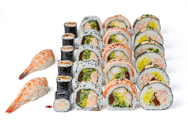 istock Large sushi set with sushi and nigiri 2252290853