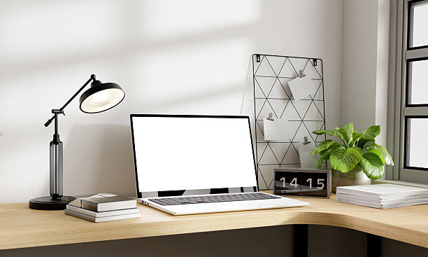 istock Workspace design focusing on productivity with modern elements. 3D render illustration 2252291806
