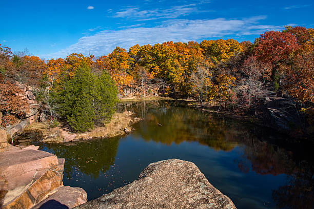 istock Elephant Rocks SP - Quarry & Autumn Reflection Horizontal 2252293299