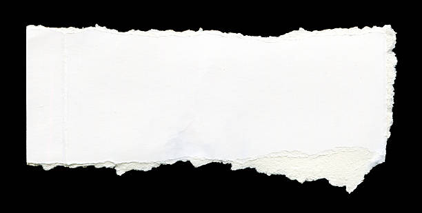 istock Cut or torn paper background textured isolated 2252293801