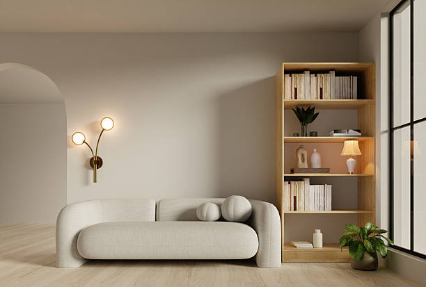 istock Interior design inspiration for contemporary living areas with cozy sofas. 3D render illustration 2252296409